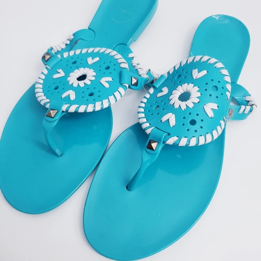 Jack Rodgers Medallion Thong Sandals